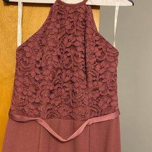 David’s bridal bridesmaids dress in Chianti